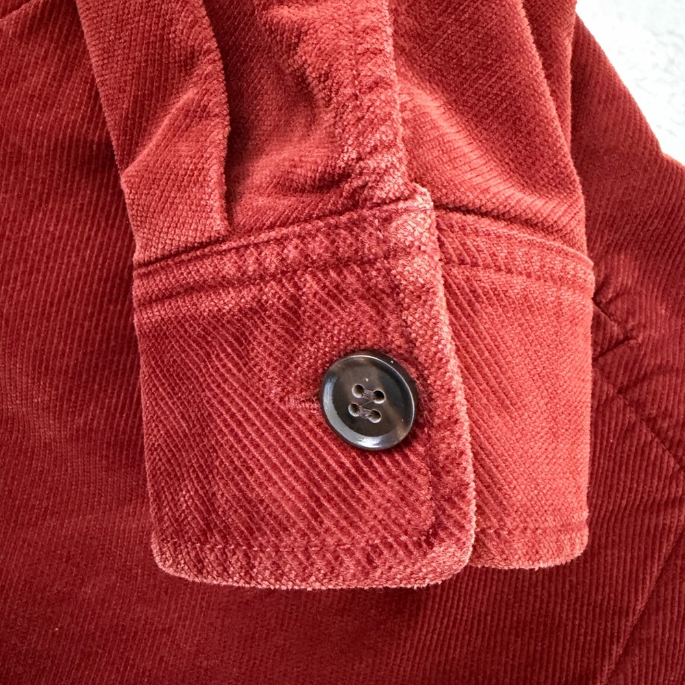 Madewell Corduroy Twill Oversized Shirt Jacket - Stained Mahogany- Large - Picture 5 of 16